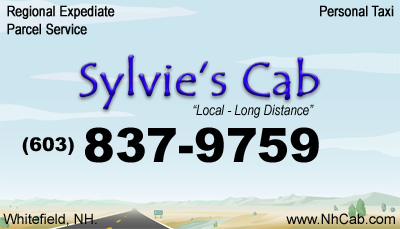 Sylvies Cab Whitefield New Hampshire. NHCab.com